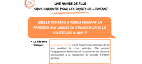 France : la réserve civique a été ouverte aux mineurs de moins de 16 ans durant la crise de la COVID-19