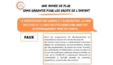 Monde : la participation et la prise en compte de la parole des jeunes dans l’élaboration des politiques publiques ne sont pas systématiques
