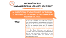 France : la crise de la COVID-19 a provoqué une hausse des violences faites aux enfants