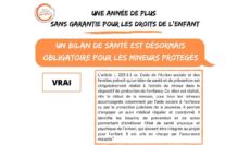 France : Un bilan de santé est désormais obligatoire pour les mineurs protégés