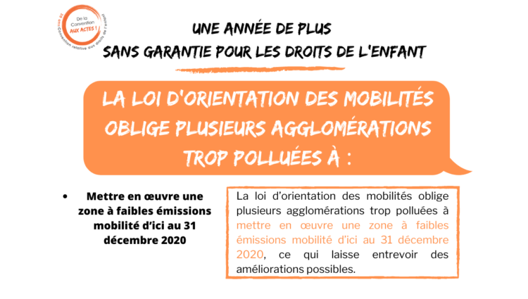 France : La loi d’orientation des mobilités oblige plusieurs agglomérations trop polluées à mettre en œuvre une zone à faibles émissions mobilité d’ici au 31 décembre 2020