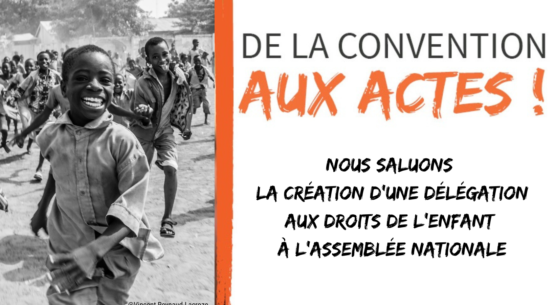 [CP] Création d’une délégation parlementaire aux droits de l’enfant  à l’Assemblée Nationale