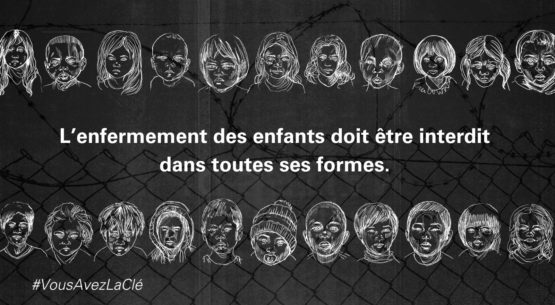 La Dynamique soutient l’appel pour interdire définitivement l’enfermement administratif des enfants