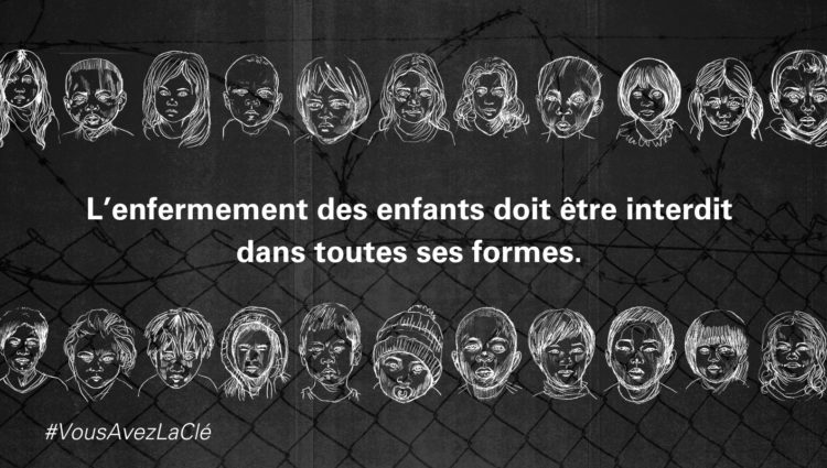 La Dynamique soutient l’appel pour interdire définitivement l’enfermement administratif des enfants