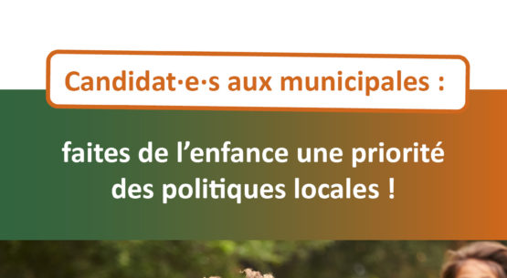 Communiqué de Presse: Municipales 2026 : La Dynamique pour les Droits des Enfants appelle les candidat·e·s à bâtir des « villes à hauteur d’enfant »