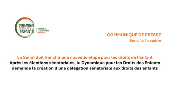 Le Sénat doit franchir une nouvelle étape pour les droits de l’enfant